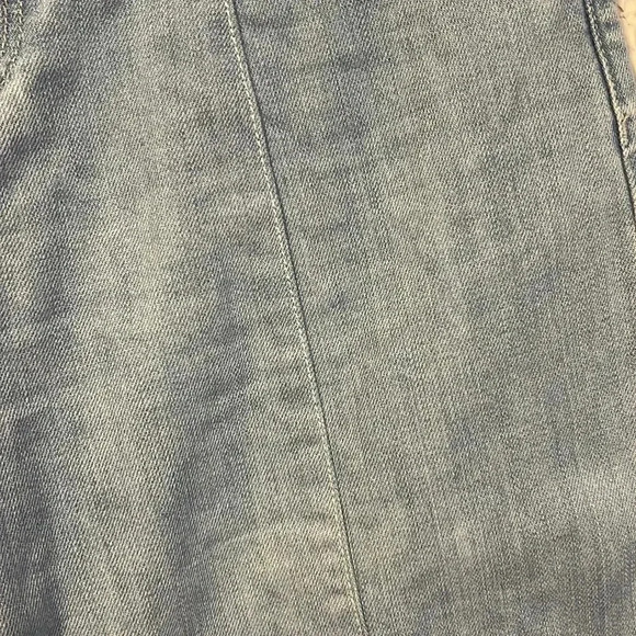 Paige Clarice Pleated Wide Leg Denim Culottes size 2 or 26 - Picture 5 of 14